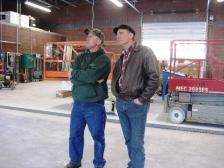 CSB - B Spencer and J Banwell in emerg veh bays