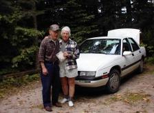 Don and Audrey packing for 60th anniversary trip to Grand Marais