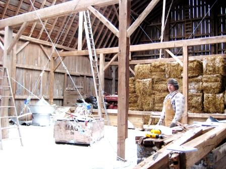 Mike Derks and his steel cables