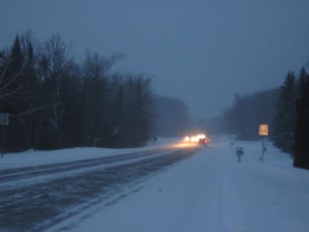 Early morning traffic