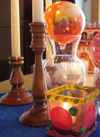 Light just . . . many little candles