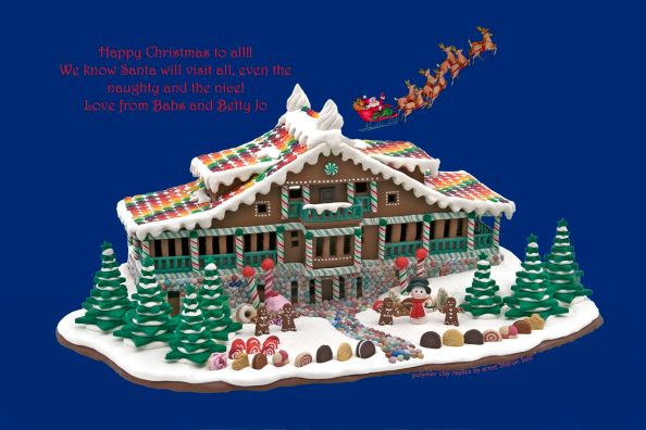 Gingerbread greetings from Babs and Betty Jo
