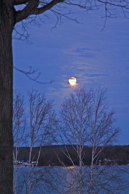 Full moon over Torch Lake Full moon over Torch Lake
