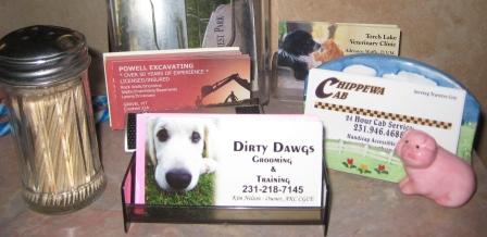 The counter at JT's Fish'n'Shanty