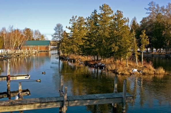 Spring thaw on the Clam River