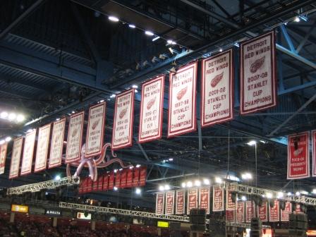 The rafters are full of championship banners