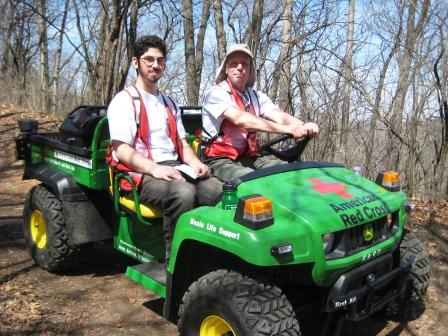 Red Cross BLS unit at the Arb