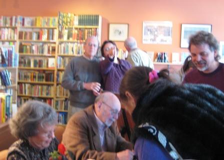 Dog Ears author reception for Arnfields