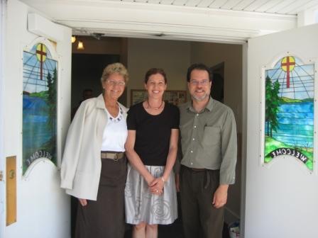125th Anniversary Committee - Shirley Farrell - Sheila Essenberg - Pastor Jerry Troyer