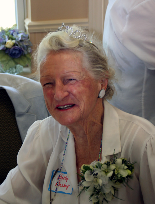 Betty Beeby at Tribute Dinner in her honor, by Norton Bretz