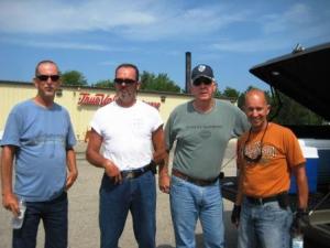 Jim Landrum (Boonville IN), J.T. O'Daniel (Tenneyson IN), Sam Still (Chandler, IN) and Todd Ringle (Boonville, IN)