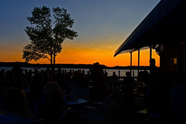 Torch Lake Sunset from the Dockside Torch Lake Sunset from the Dockside