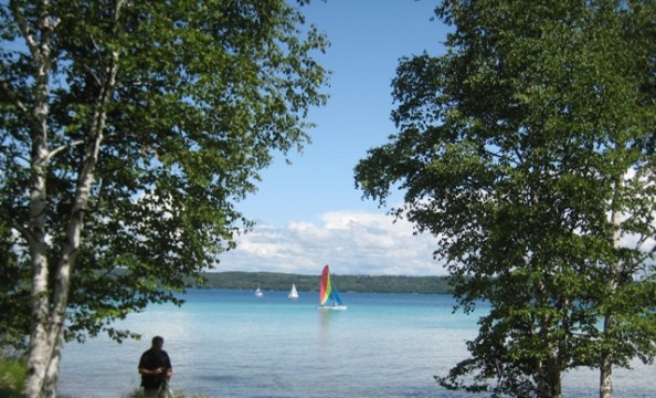 Wedding on Torch Lake-Before