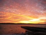 Sunrise at Torch Lake