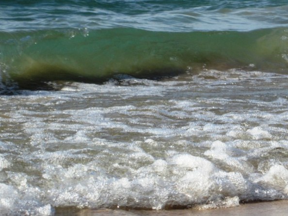 Underwater sandstorm