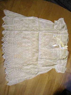 Treasure 1a - Wedding lace christening dress