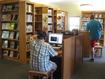 Computers and WiFi and lots of kids