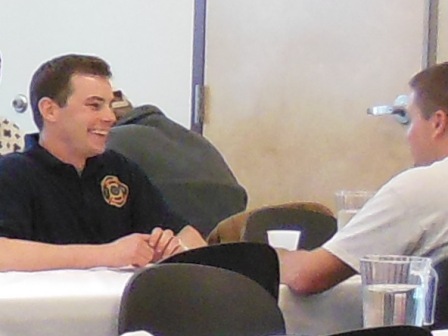 Torch Lake Township Fire Chief Ryan Bigelow