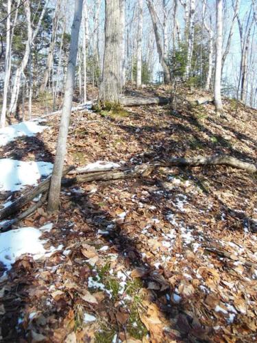 Climb up to the next ridge