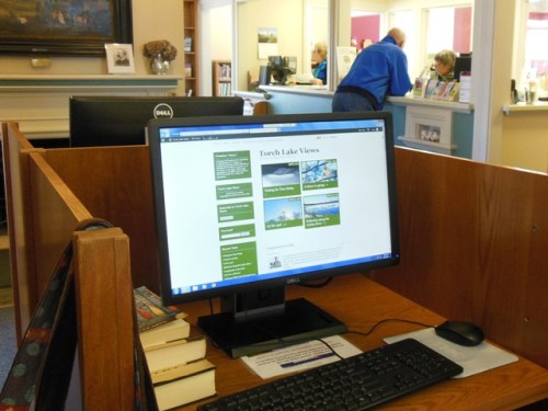 Elk Rapids Library - excellent broadband