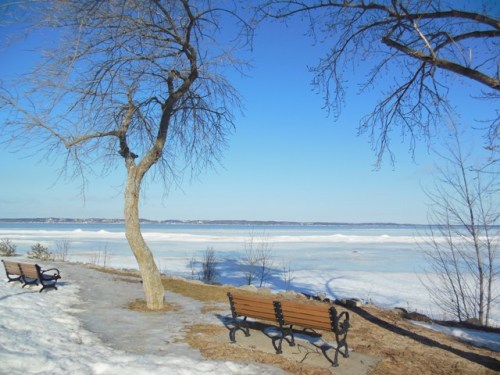 Elk Rapids - View of the Bay and Old Mission Peninsula