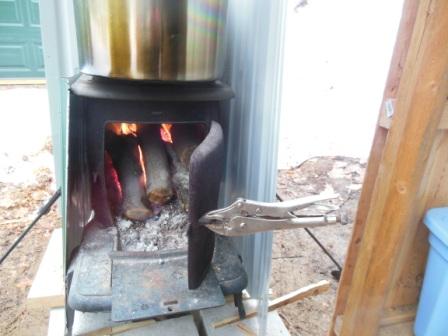 Vintage woodstove