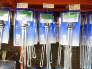 Water heater elements