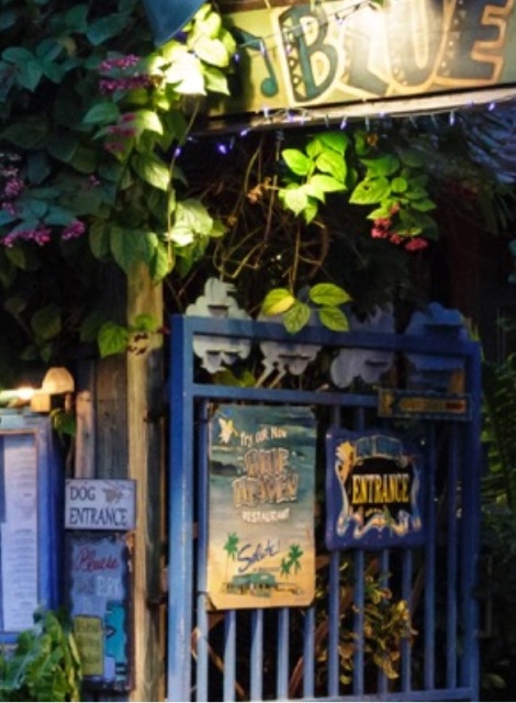 Blue Heaven restaurant - Dog Entrance