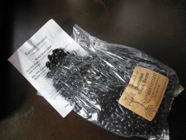 Prizes - Cherokee Black Beans from Verdant Ground